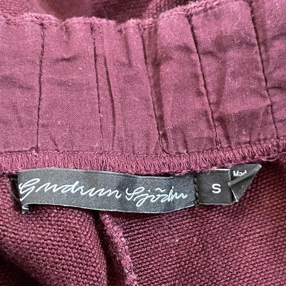 Gudrun Sjoden Pants Trousers Barrel Balloon Crochet Cotton Linen Lagenlook Small - Picture 10 of 12